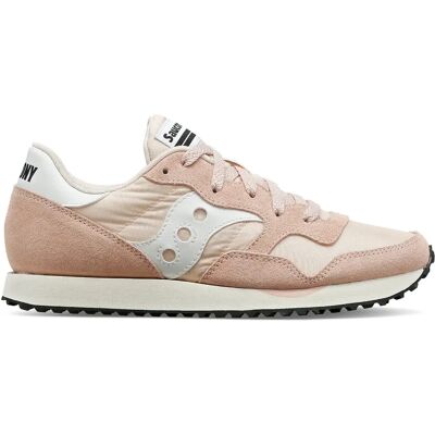 Saucony Femmes DXN Trainer Pêche Blanc - Baskets - Publicité Saucony Femmes DXN Trainer Pêche Blanc - Baskets - Publicité