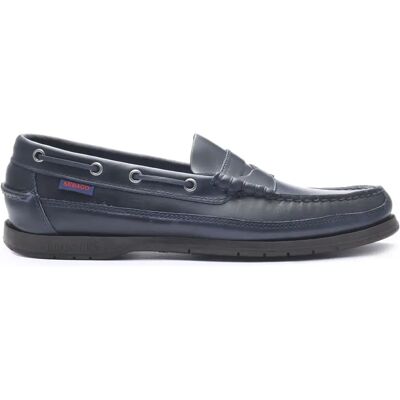 Mocassins Sebago Sloop Bleu 45 - Publicité Mocassins Sebago Sloop Bleu 45 - Publicité