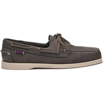 Chaussures bateau Sebago Docksides Portland Crazy Gris 43 - Publicité Chaussures bateau Sebago Docksides Portland Crazy Gris 43 - Publicité