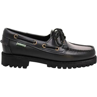 Chaussures bateau femme Sebago Ranger Waxy Noir 36 - Publicité Chaussures bateau femme Sebago Ranger Waxy Noir 36 - Publicité
