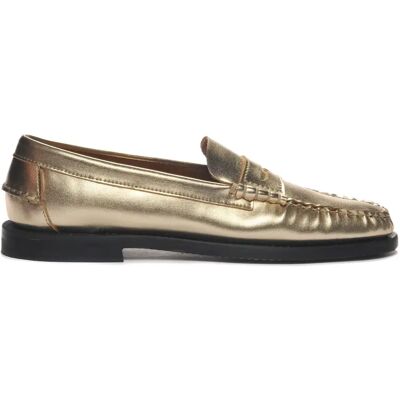Mocassins cuir femme Sebago Dan Met Doré 36 - Publicité Mocassins cuir femme Sebago Dan Met Doré 36 - Publicité