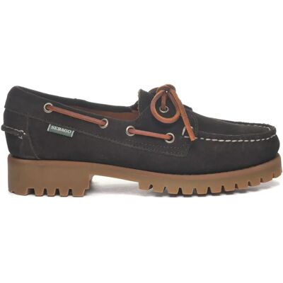 Chaussures bateau Sebago Ranger Gris 38 - Publicité Chaussures bateau Sebago Ranger Gris 38 - Publicité