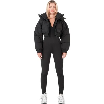Doudoune courte à capuche femme Sixth June Noir S - Publicité Doudoune courte à capuche femme Sixth June Noir S - Publicité