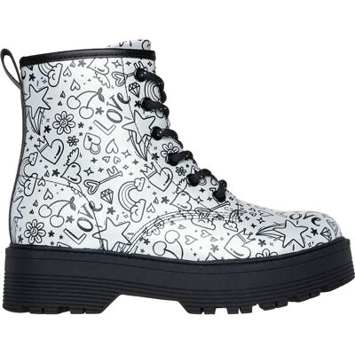 Bottines fille Skechers Gravlen Hi Argenté 28 - Publicité Bottines fille Skechers Gravlen Hi Argenté 28 - Publicité