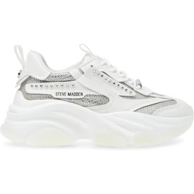 Steve Madden Possession - Baskets blanches avec strass - Baskets - Publicité Steve Madden Possession - Baskets blanches avec strass - Baskets - Publicité