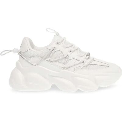 Baskets femme Steve Madden Spectator Blanc 40 - Publicité Baskets femme Steve Madden Spectator Blanc 40 - Publicité