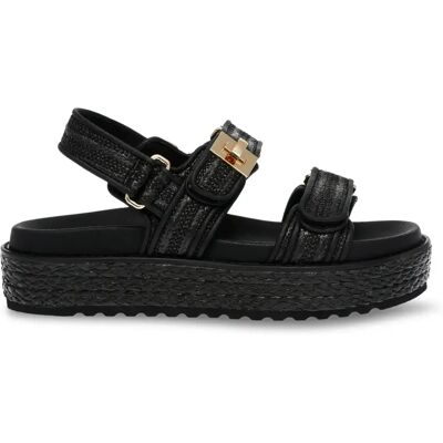 Sandales femme Steve Madden Bigmona Noir 41 - Publicité Sandales femme Steve Madden Bigmona Noir 41 - Publicité