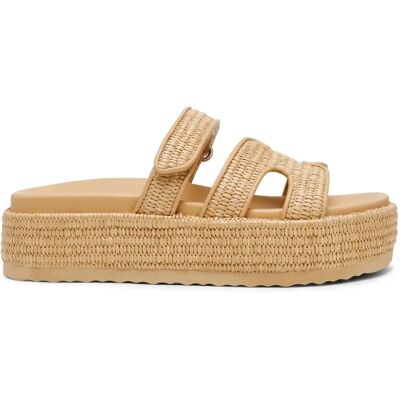 Mules compensées femme Steve Madden Bigmissiles Beige 40 - Publicité Mules compensées femme Steve Madden Bigmissiles Beige 40 - Publicité