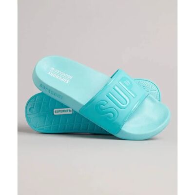 Claquettes de piscine véganes femme Superdry Code Core Bleu S - Publicité Claquettes de piscine véganes femme Superdry Code Core Bleu S - Publicité
