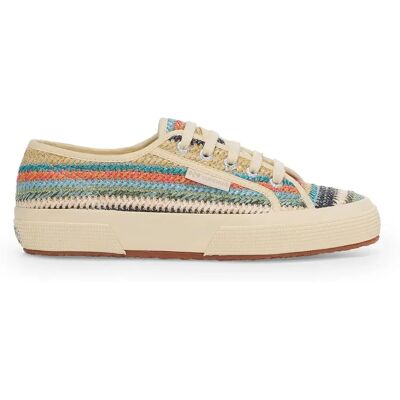 Baskets femme Superga 2750 Raffia Bleu 38 - Publicité Baskets femme Superga 2750 Raffia Bleu 38 - Publicité