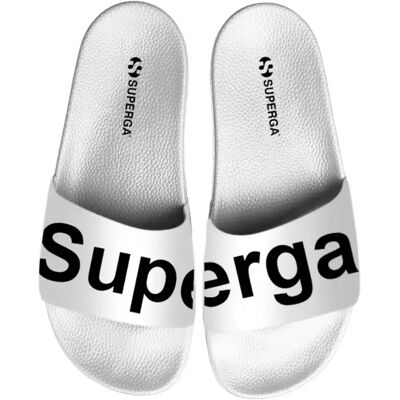 Sandales Superga 1908 - Puu Blanc 37 - Publicité Sandales Superga 1908 - Puu Blanc 37 - Publicité
