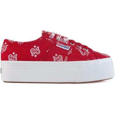 Baskets femme Superga 2790-Bandana Rouge 40 - Publicité Baskets femme Superga 2790-Bandana Rouge 40 - Publicité