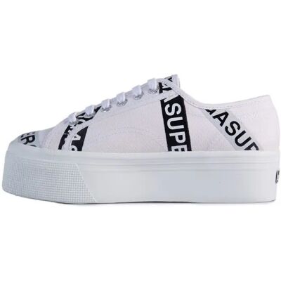 Baskets femme Superga 2790 Lettering Tape Jellysole Blanc 38 - Publicité Baskets femme Superga 2790 Lettering Tape Jellysole Blanc 38 - Publicité