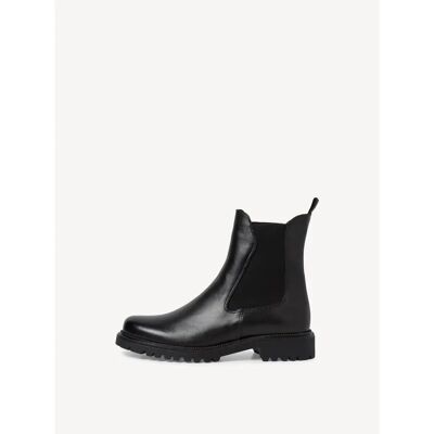 Bottines femme Tamaris Chelsea confort en cuir Noir 36 - Publicité Bottines femme Tamaris Chelsea confort en cuir Noir 36 - Publicité