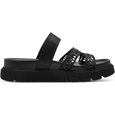 Mules compensées femme Tamaris 1-27422-46 Noir 41 - Publicité Mules compensées femme Tamaris 1-27422-46 Noir 41 - Publicité