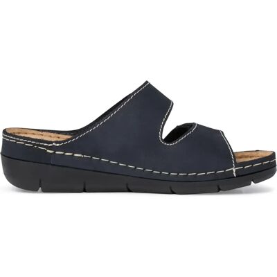 Mules compensées femme Tamaris 1-27510-41 Bleu 36 - Publicité Mules compensées femme Tamaris 1-27510-41 Bleu 36 - Publicité
