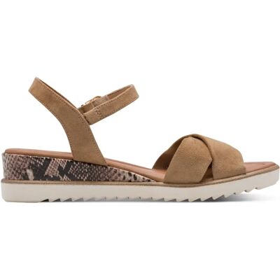 Sandales compensées femme Tamaris 1-28116-44 Beige 36 - Publicité Sandales compensées femme Tamaris 1-28116-44 Beige 36 - Publicité
