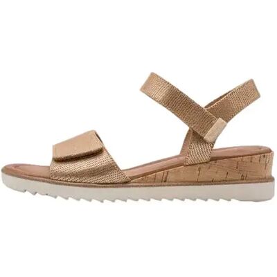 Sandales compensées femme Tamaris Vegan Beige 38 - Publicité Sandales compensées femme Tamaris Vegan Beige 38 - Publicité