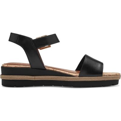 Sandales compensées femme Tamaris 1-28222-42 Noir 40 - Publicité Sandales compensées femme Tamaris 1-28222-42 Noir 40 - Publicité