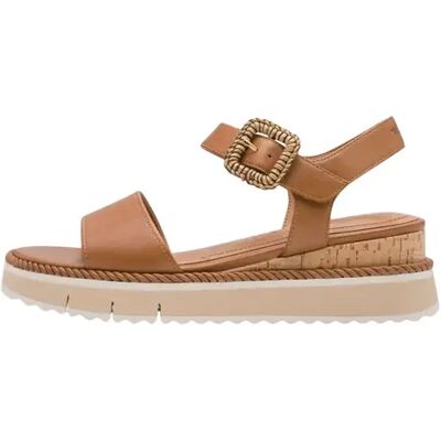 Sandales compensées en cuir femme Tamaris Marron 40 - Publicité Sandales compensées en cuir femme Tamaris Marron 40 - Publicité