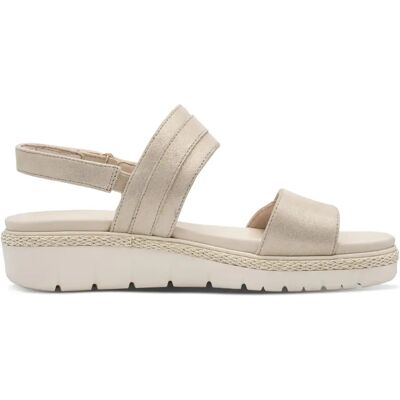 Sandales compensées femme Tamaris 1-28264-44 Beige 40 - Publicité Sandales compensées femme Tamaris 1-28264-44 Beige 40 - Publicité