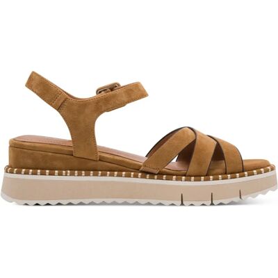 Sandales compensées femme Tamaris 1-28269-46 Marron 37 - Publicité Sandales compensées femme Tamaris 1-28269-46 Marron 37 - Publicité