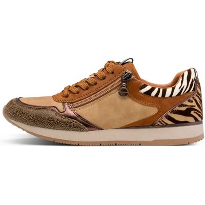 Basket femme Tamaris Essentials métalliques Marron 36 - Publicité Basket femme Tamaris Essentials métalliques Marron 36 - Publicité