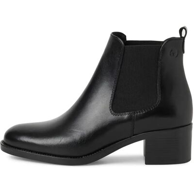 Bottines en cuir siuédé femme Tamaris Chelsea Noir 37 - Publicité Bottines en cuir siuédé femme Tamaris Chelsea Noir 37 - Publicité