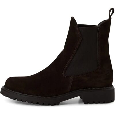 Bottines femme Tamaris Chelsea en cuir Marron 39 - Publicité Bottines femme Tamaris Chelsea en cuir Marron 39 - Publicité