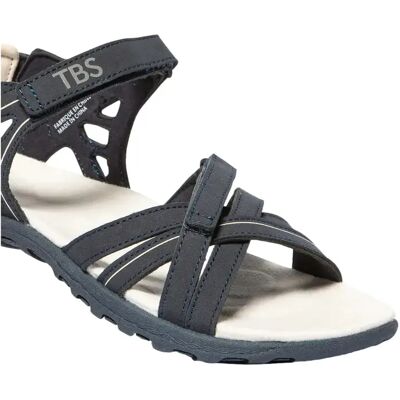 Sandales plates femme TBS Trekker Bleu 37 - Publicité Sandales plates femme TBS Trekker Bleu 37 - Publicité