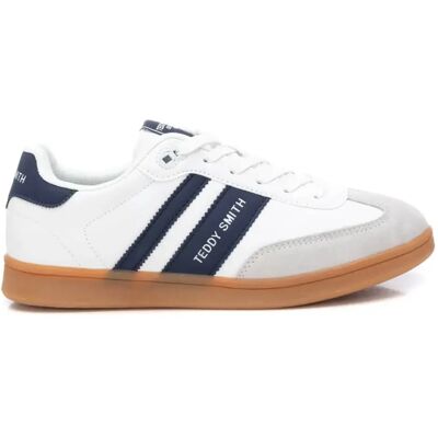 Teddy Smith Modèle 120098 Chaussures de Tennis Blanches - Publicité Teddy Smith Modèle 120098 Chaussures de Tennis Blanches - Publicité