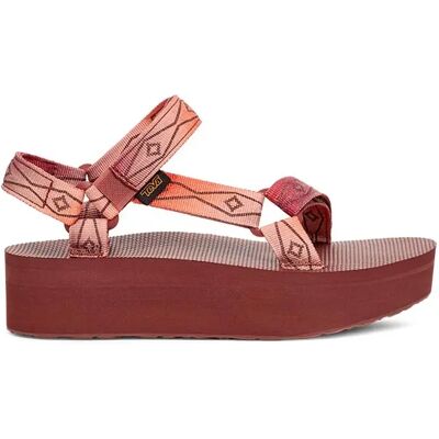 Sandales plate femme Teva Universal Sunscape Rouge 43 - Publicité Sandales plate femme Teva Universal Sunscape Rouge 43 - Publicité