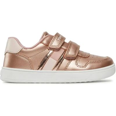 Baskets scratch Flag Low Cut bébé Tommy Hilfiger Rose 25 - Publicité Baskets scratch Flag Low Cut bébé Tommy Hilfiger Rose 25 - Publicité