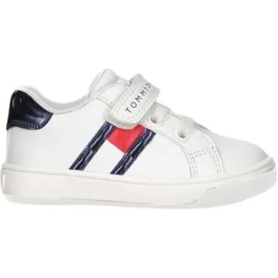 Baskets bébé Tommy Hilfiger Flag Blanc 22 - Publicité Baskets bébé Tommy Hilfiger Flag Blanc 22 - Publicité