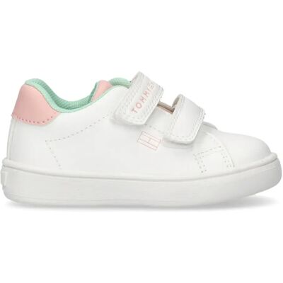 Baskets bébé fille Tommy Hilfiger Velcro Blanc 27 - Publicité Baskets bébé fille Tommy Hilfiger Velcro Blanc 27 - Publicité