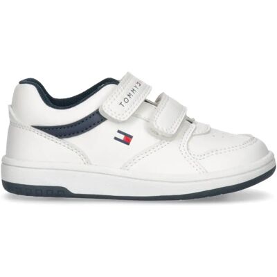Tommy Hilfiger Blanc Chaussures pour enfants unisexes - Chaussures pour enfants - Publicité Tommy Hilfiger Blanc Chaussures pour enfants unisexes - Chaussures pour enfants - Publicité