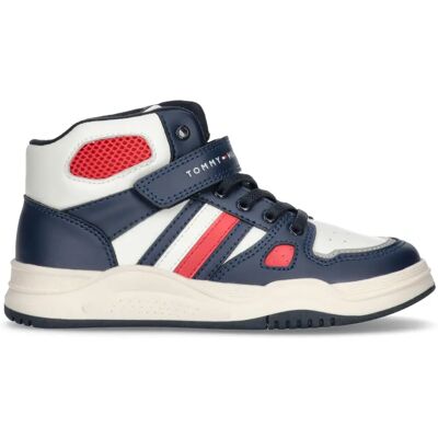 Baskets montantes Tommy Hilfiger Velcro Bleu - Baskets - Publicité Baskets montantes Tommy Hilfiger Velcro Bleu - Baskets - Publicité