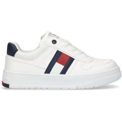 Baskets enfant Tommy Hilfiger Flag Velcro Blanc 31 - Publicité Baskets enfant Tommy Hilfiger Flag Velcro Blanc 31 - Publicité
