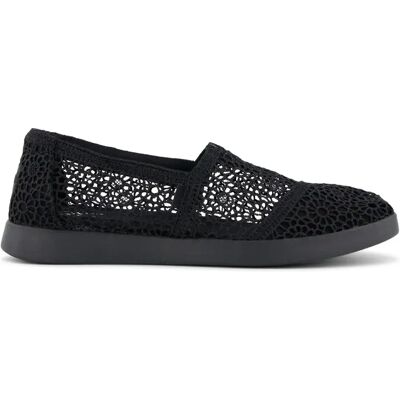 Espadrilles en crochet femme Toms Alpargata Plus Noir 42 - Publicité Espadrilles en crochet femme Toms Alpargata Plus Noir 42 - Publicité