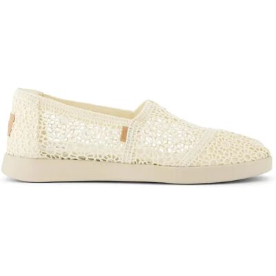 Espadrilles à crochet marocain femme Toms Alpargata Plus Beige 42 - Publicité Espadrilles à crochet marocain femme Toms Alpargata Plus Beige 42 - Publicité