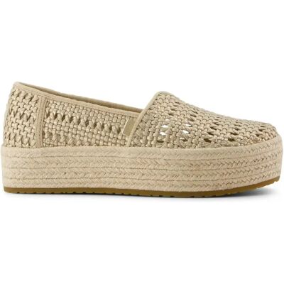 Espadrilles à plateforme femme Toms Valencia Doré 42,5 - Publicité Espadrilles à plateforme femme Toms Valencia Doré 42,5 - Publicité