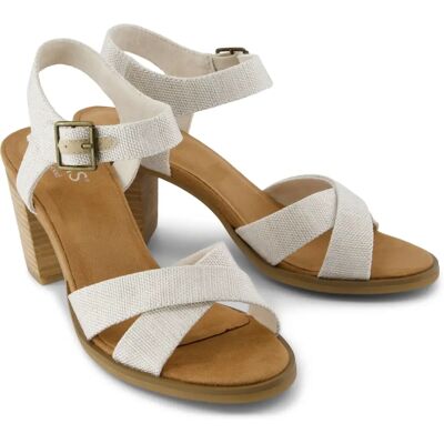 Sandales à talon femme Toms Majans Beige 36,5 - Publicité Sandales à talon femme Toms Majans Beige 36,5 - Publicité
