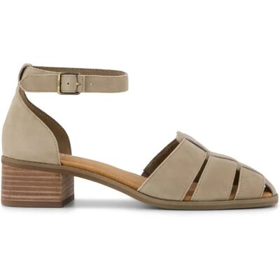Sandales à talon femme Toms Jaclyn Fisherman Gris 38,5 - Publicité Sandales à talon femme Toms Jaclyn Fisherman Gris 38,5 - Publicité
