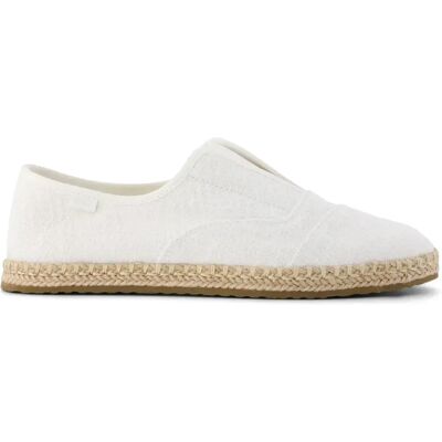 Espadrilles femme Toms Palmera Plus Slip-On Blanc 38,5 - Publicité Espadrilles femme Toms Palmera Plus Slip-On Blanc 38,5 - Publicité