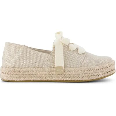 Espadrilles femme Toms Carolina Lace-Up Doré 37,5 - Publicité Espadrilles femme Toms Carolina Lace-Up Doré 37,5 - Publicité