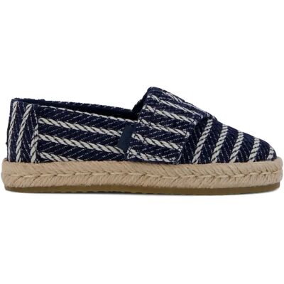 Espadrilles bébé Toms Alpargata Rope 2.0 Bleu 26 - Publicité Espadrilles bébé Toms Alpargata Rope 2.0 Bleu 26 - Publicité