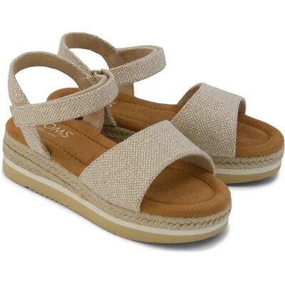 Sandales fille Toms Diana Doré 31,5 - Publicité Sandales fille Toms Diana Doré 31,5 - Publicité