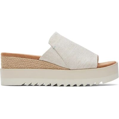 Mules compensées femme Toms Diana Mule Beige 38,5 - Publicité Mules compensées femme Toms Diana Mule Beige 38,5 - Publicité