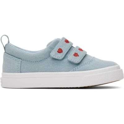 Baskets en jeans dévalé bébé Toms Fenix Double Strap Bleu 28,5 - Publicité Baskets en jeans dévalé bébé Toms Fenix Double Strap Bleu 28,5 - Publicité
