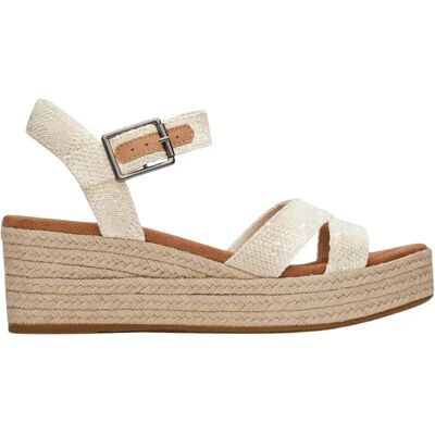Sandales compensées femme Toms Audrey Beige 37,5 - Publicité Sandales compensées femme Toms Audrey Beige 37,5 - Publicité